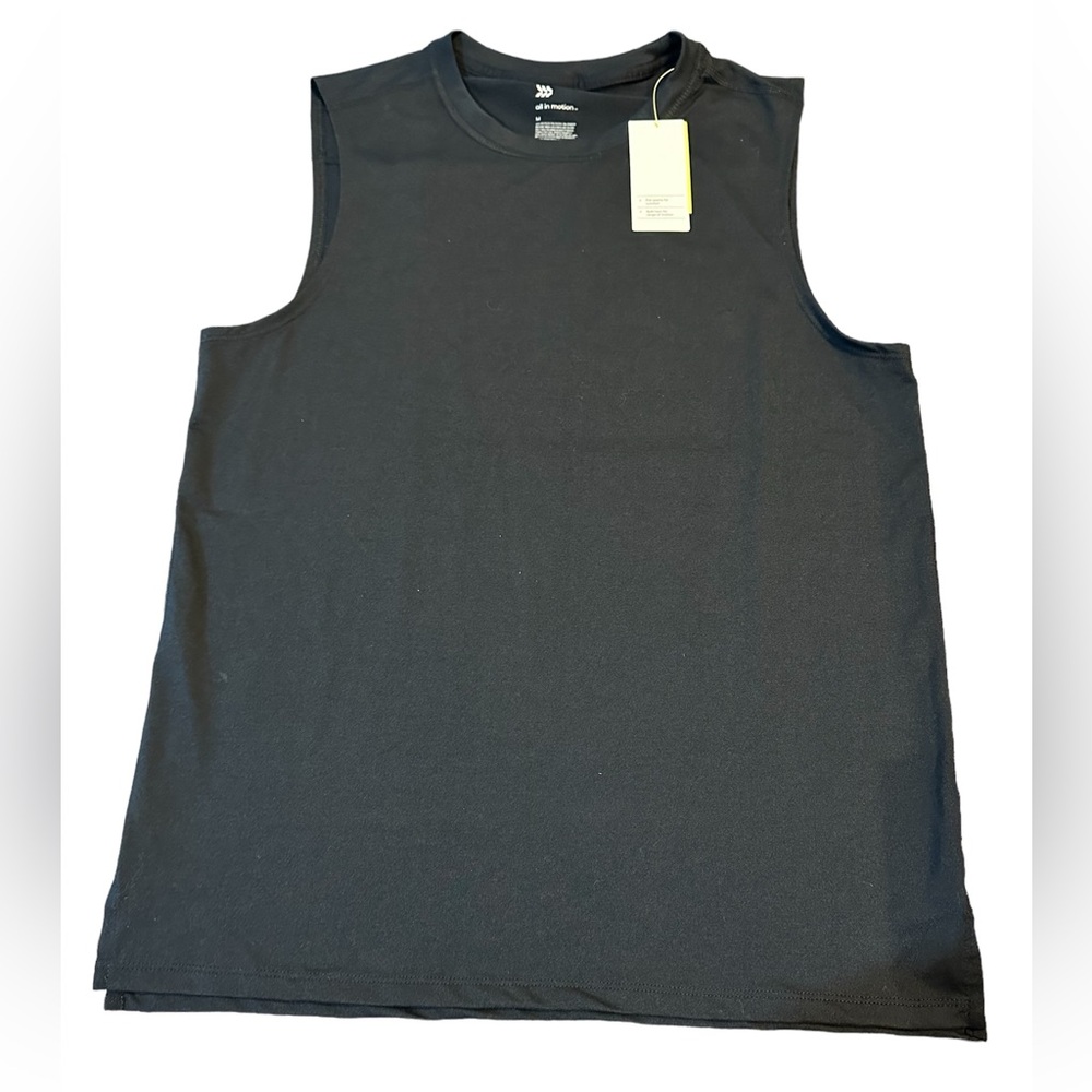 NWT, Men’s All in Motion Sleeveless‎ Performance T-Shirt - Black multiple sizes